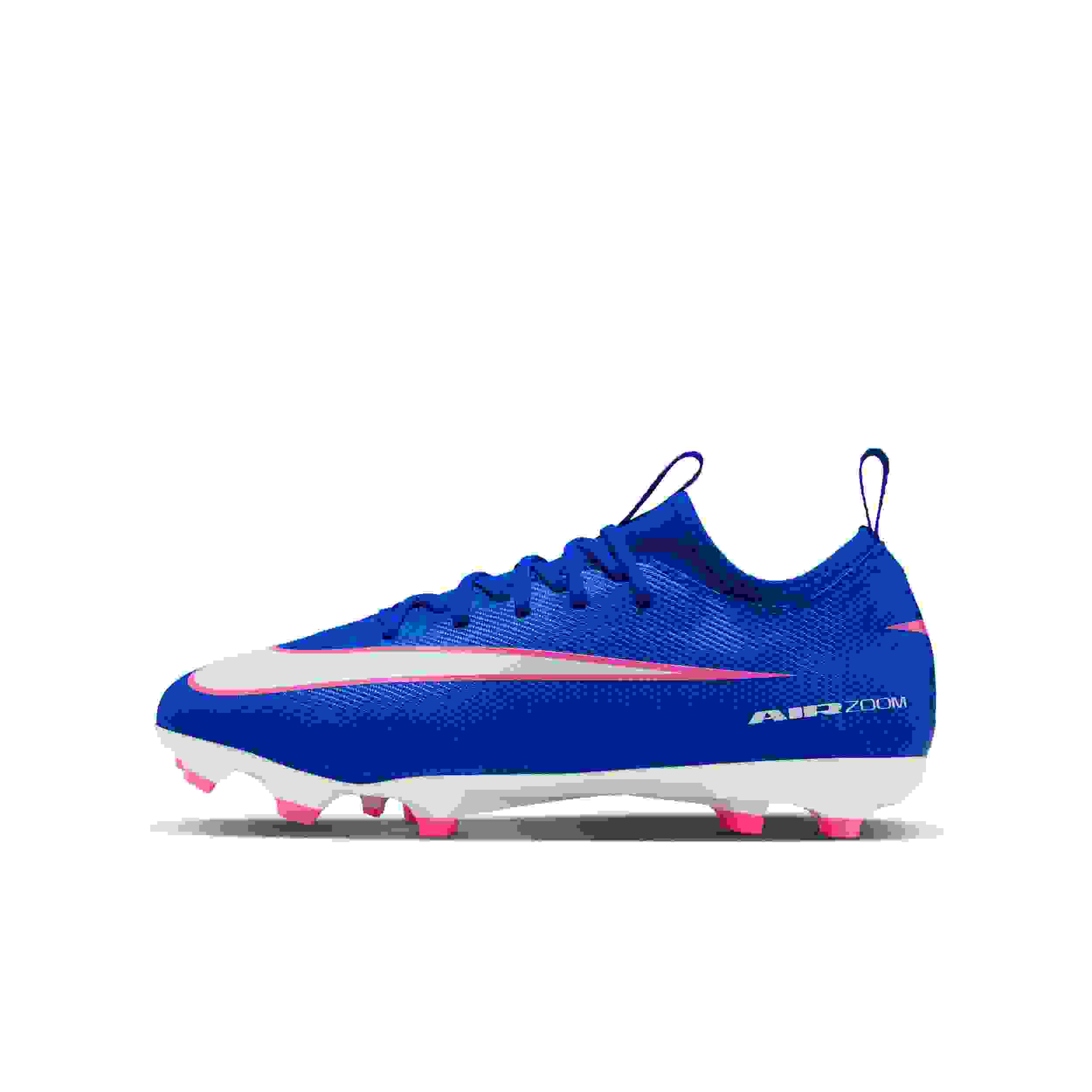 Nike Jr. Mercurial Vapor 16 Academy MG Grade School Kids' "Racer Blue/White" Soccer Cleat